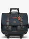 navy orange stitchin