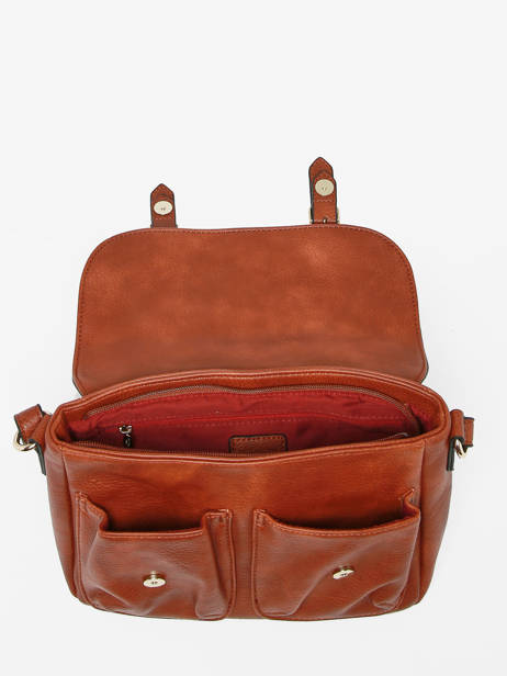 Sac Bandoulière Toscane Hexagona Marron toscane 579732 vue secondaire 3