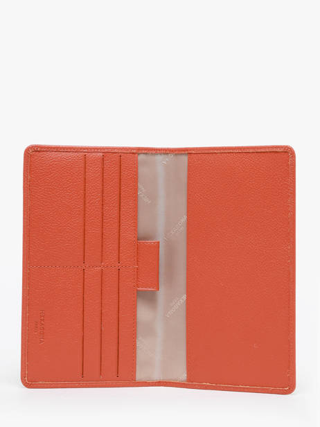 Porte-chéquier Cuir Hexagona Orange confort 467245 vue secondaire 1