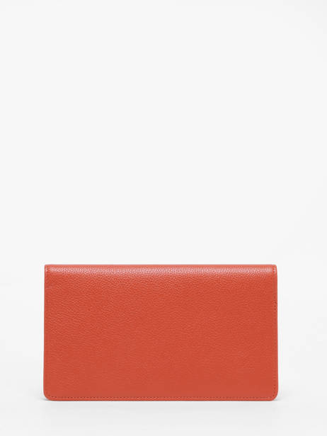 Porte-chéquier Cuir Hexagona Orange confort 467245 vue secondaire 2
