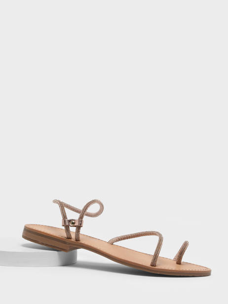 Nu-pieds Les tropeziennes Rose accessoires HODAXA vue secondaire 3