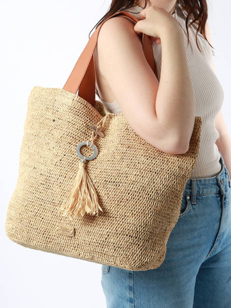 Sac Porté épaule L'atelier Du Crochet Le voyage en panier Blanc l'atelier du crochet AM645 vue secondaire 1
