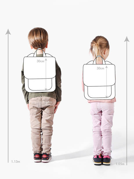 Mini Sac à Dos Kidzroom Beige beary excited 4725 vue secondaire 1