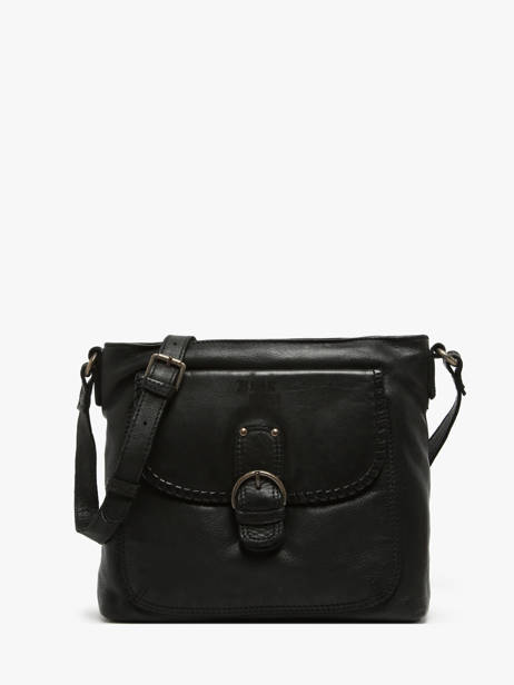 Sac Bandoulière Utility Cuir Basilic pepper Noir utility BUTI06