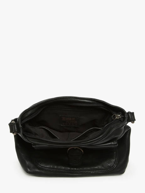 Sac Bandoulière Utility Cuir Basilic pepper Noir utility BUTI06 vue secondaire 3