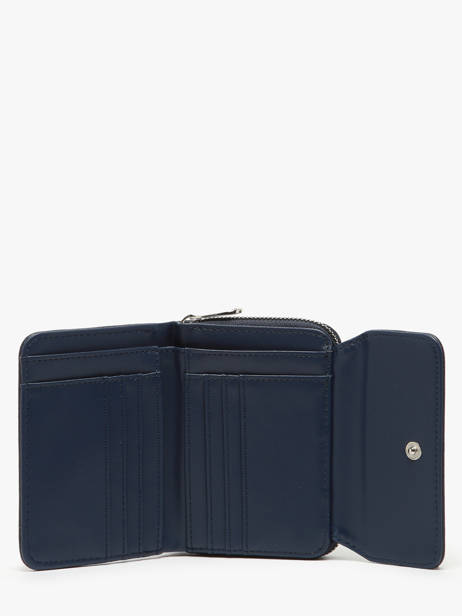 Porte-monnaie Grained Miniprix Bleu grained H6012 vue secondaire 1