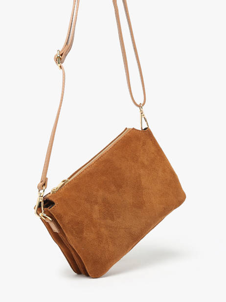 Sac Bandoulière Velvet Caviar Milano Marron velvet caviar VC24117 vue secondaire 2