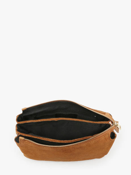 Sac Bandoulière Velvet Caviar Milano Marron velvet caviar VC24117 vue secondaire 3