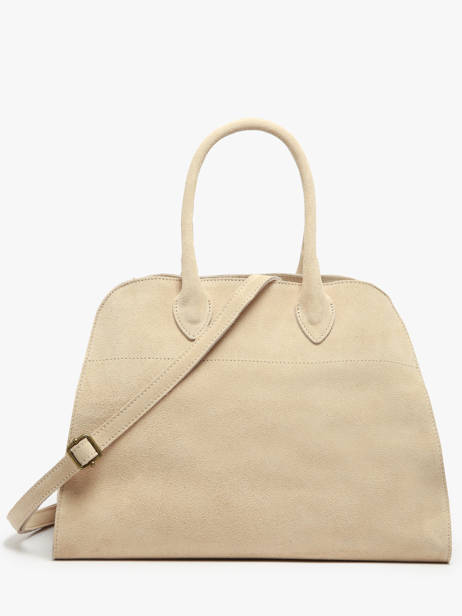 Sac Porté épaule Velvet Cuir Milano Beige velvet VE24118 vue secondaire 4