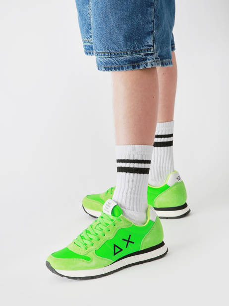 Sneakers Tom Solid Sun68 Vert men Z35101 vue secondaire 1
