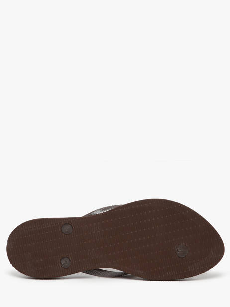 Tongs Havaianas Marron women 4149584F vue secondaire 4