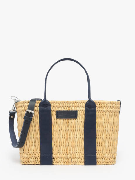 Sac à Main Estival Paille Le voyage en panier Bleu estival PM779