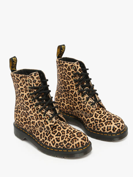 Boots 1460 Pascal En Cuir Dr martens Marron women 41657200 vue secondaire 2