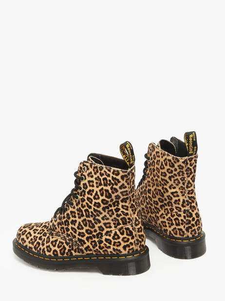 Boots 1460 Pascal En Cuir Dr martens Marron women 41657200 vue secondaire 3