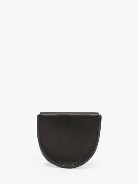 Porte-monnaie Oil Cuir Etrier Noir oil EOIL044 vue secondaire 2