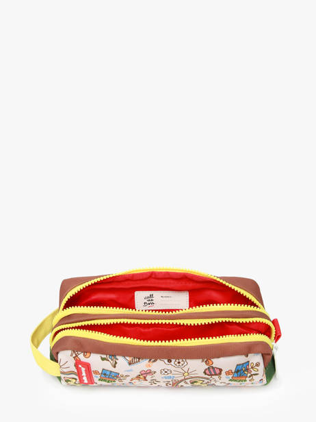 Trousse 2 Compartiments Cool Kids Hello hossy Beige cool kids P vue secondaire 1