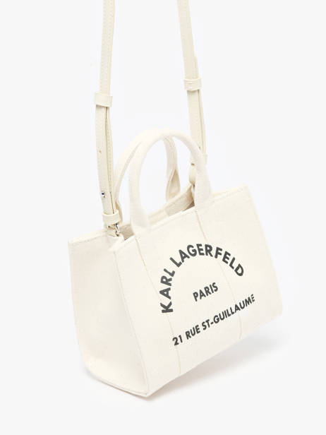 Sac Bandoulière Rsg Coton Karl lagerfeld Beige rsg A1W50118 vue secondaire 2