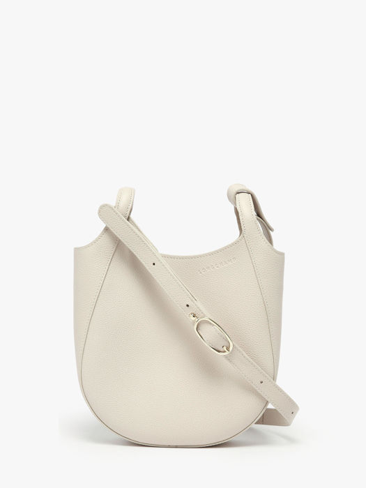Longchamp Le foulonné Sacs porté travers Blanc