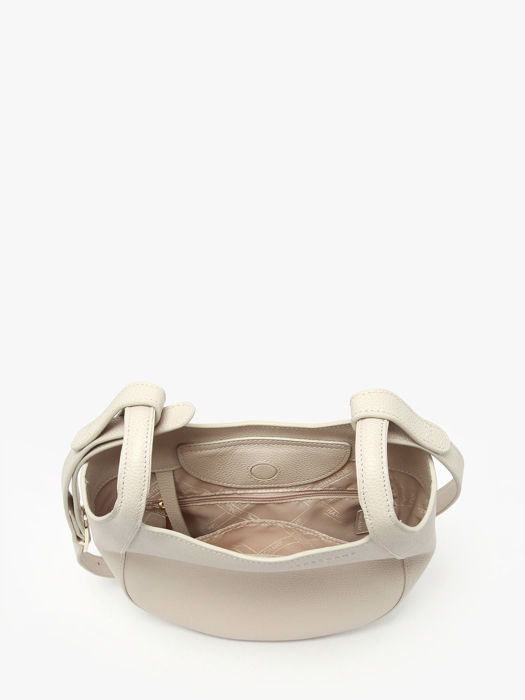 Longchamp Le foulonné Sacs porté travers Blanc