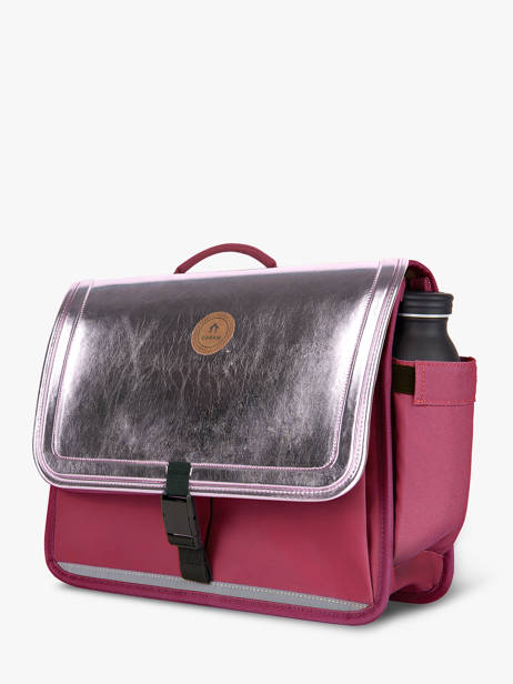 2-compartment Satchel Cabaia Pink school M other view 2
