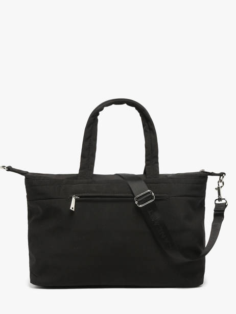 Sac à Main Basic Pocket Polyester Lancaster Noir basic pocket 93 vue secondaire 3