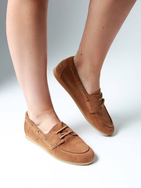 Chaussures Bateau En Cuir Tamaris Marron women 44 vue secondaire 1