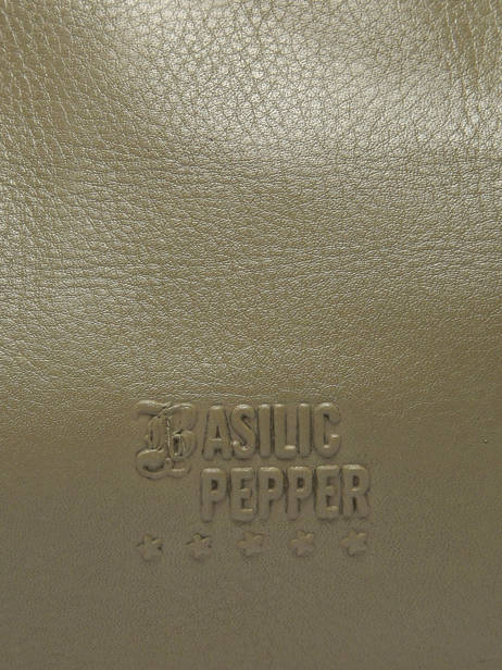 Sac Shopping A4 Cow Cuir Basilic pepper Vert cow BCOW31 vue secondaire 5