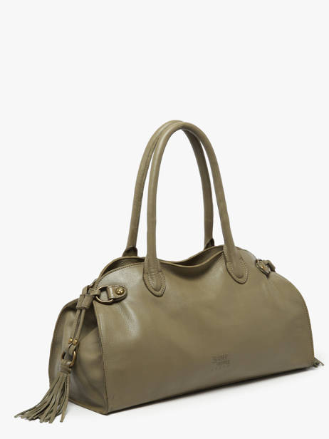 Sac Porté épaule Cow Cuir Basilic pepper Vert cow BCOW84 vue secondaire 2