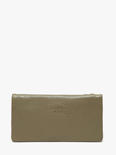 Portefeuille Cow Cuir Basilic pepper Vert cow BCOW96