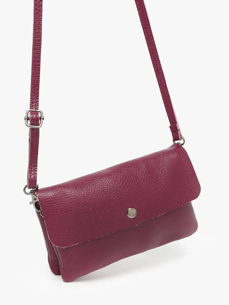 Sac Bandoulière Caviar Cuir Milano Rouge caviar CA23067 vue secondaire 2