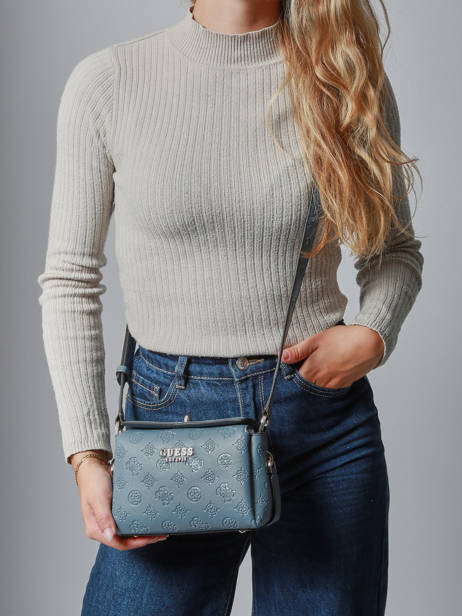 Sac Bandoulière Phoebe Guess Bleu phoebe PD966573 vue secondaire 1