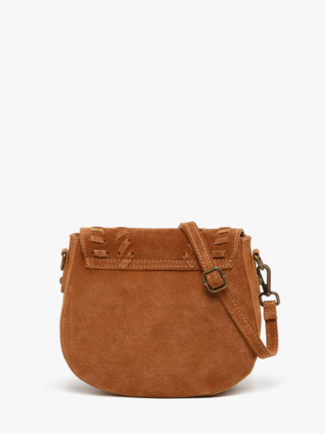 Sac Bandoulière Velvet Cuir Milano Marron velvet VE25062 vue secondaire 4