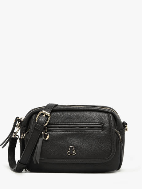 Sac Bandoulière Zip Lulu castagnette Noir zip ZAER