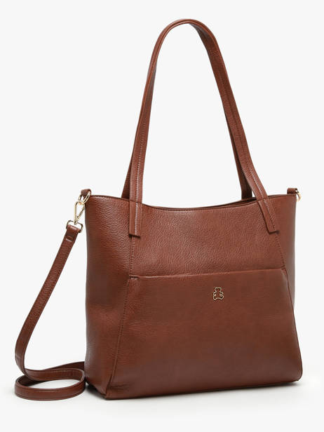 Sac Porté épaule Soft Lulu castagnette Marron soft ZACARI vue secondaire 2