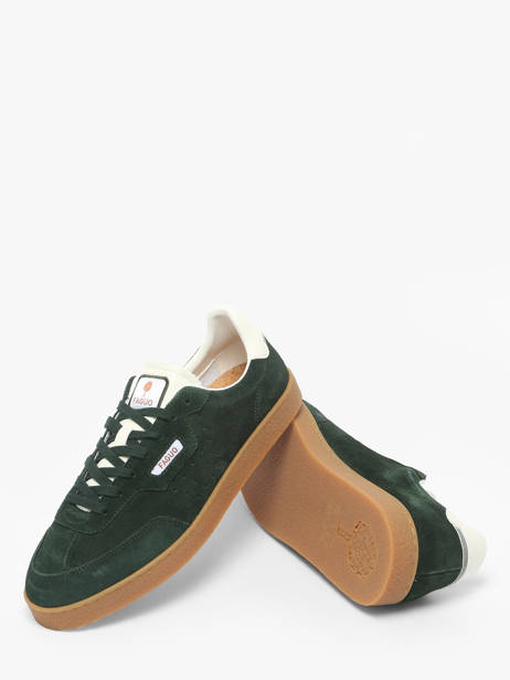 Sneakers En Cuir Faguo Vert men 24CG0211 vue secondaire 2