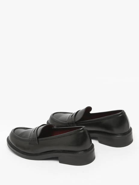 Mocassins En Cuir Aliwell Noir women A3226 vue secondaire 3