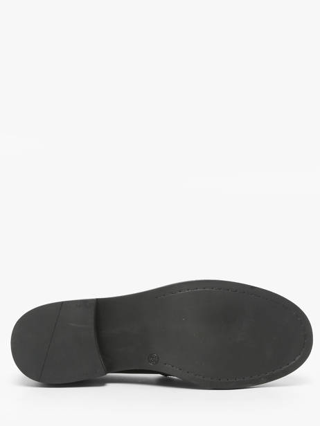Mocassins En Cuir Aliwell Noir women A3226 vue secondaire 5