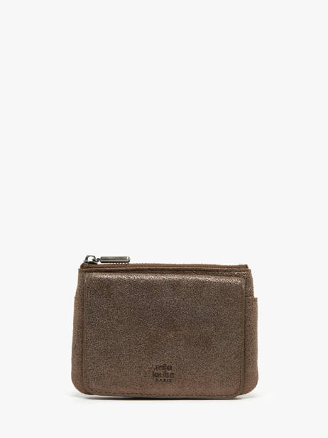 Porte-monnaie Vintage Cuir Mila louise Marron vintage 3853X
