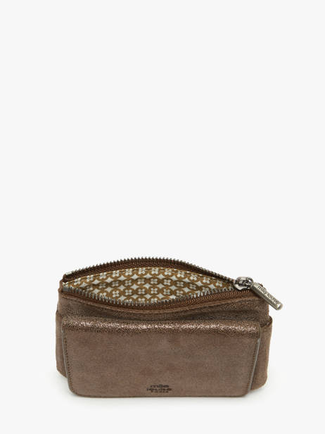 Porte-monnaie Vintage Cuir Mila louise Marron vintage 3853X vue secondaire 1