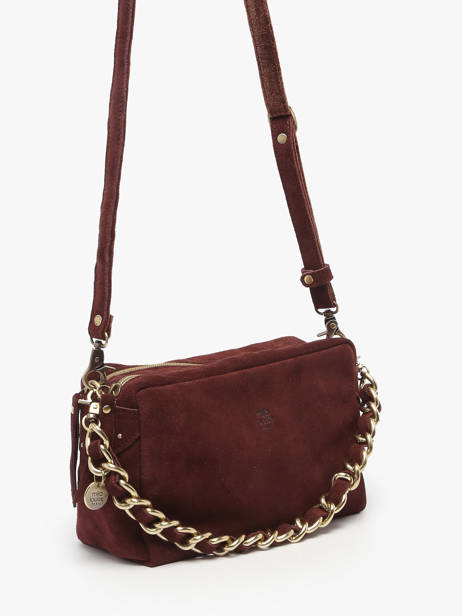 Sac Bandoulière Vintage Cuir Mila louise Beige vintage 23673V vue secondaire 2