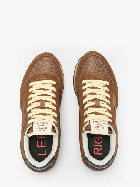 Sneakers En Cuir Sun68 Marron men Z4510580 vue secondaire 3