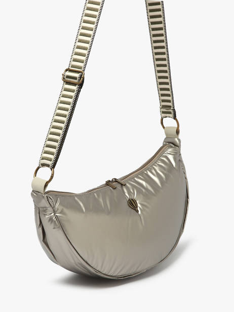 Sac Bandoulière Doudoune Le voyage en panier Argent doudoune AHP230 vue secondaire 2