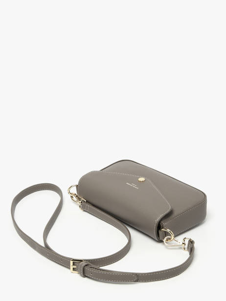 Sac Bandoulière Saffiano David jones Gris saffiano 5 vue secondaire 2