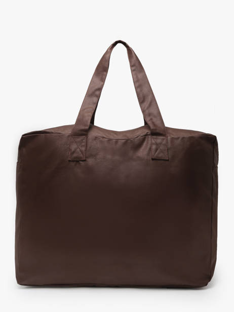 Grand Sac Weekend Elzevir Waxed Rivedroite Marron waxed ELZEVWAX vue secondaire 4