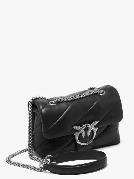 Sac Bandoulière Love Bag Puff  Pinko Noir love bag puff A0F2 vue secondaire 2