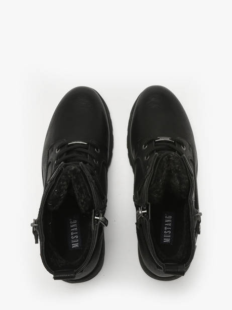 Bottines Mustang Noir women M0042003 vue secondaire 3