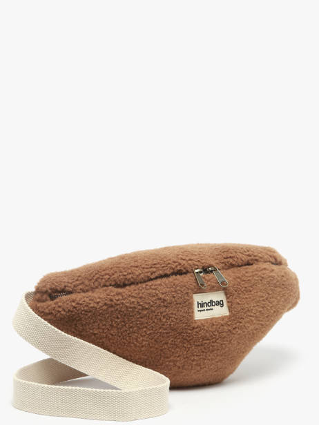 Sac Banane Hindbag Marron teddy TE vue secondaire 2