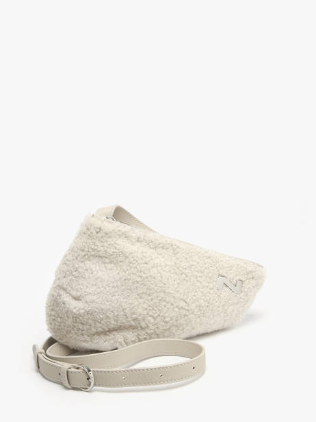 Sac Bandoulière City Perle Cuir Et Mouton Nathan baume Beige n city S vue secondaire 2