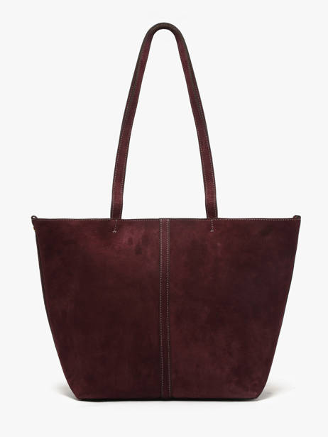 Sac Porté épaule Cabas Cuir Vanessa bruno Rouge cabas 29V40874 vue secondaire 4