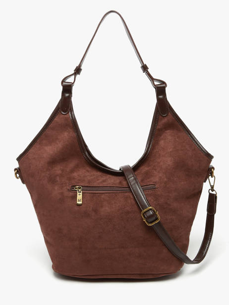 Sac Porté épaule Velvet Soft Miniprix Marron velvet soft 27591 vue secondaire 3